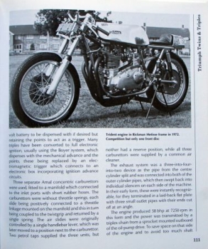 Bacon "Triumph Twins & Triples" Triumph Motorbike-History 1995 (6994)